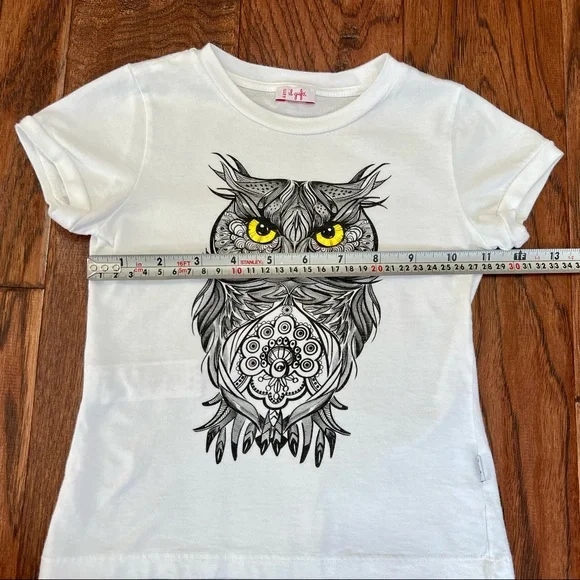 Il Gufo Owl print T-shirt Size 4 - Picture 8 of 9